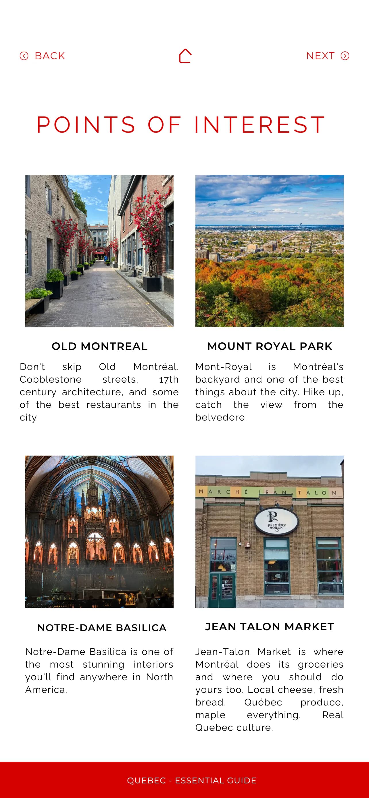 Québec · Aperçu page